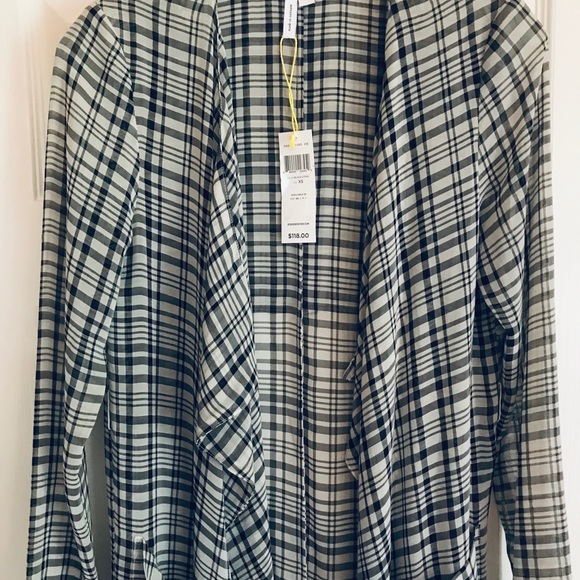 NWT BCBG Sheer Duster XS - Picture 2 of 5